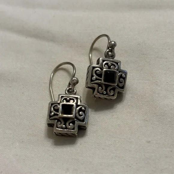 💎 Studio Barse Intricate Silver Earrings - Picture 4 of 5